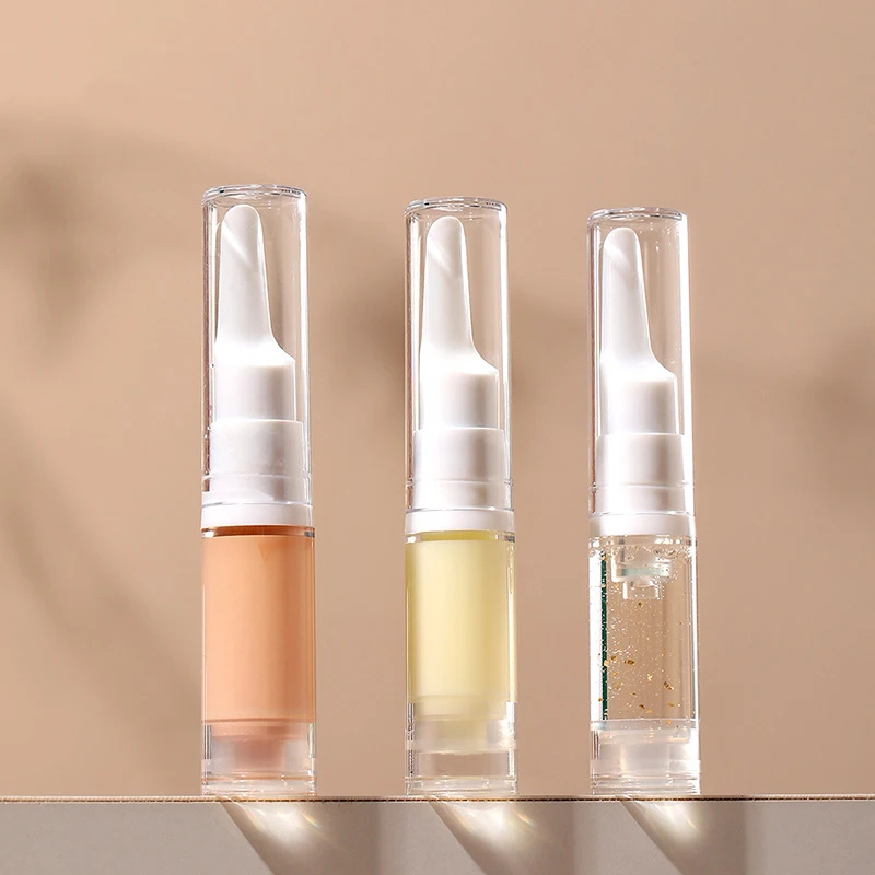 5ml Clear Airless Vacuum Pump Bottle Cosmetic Eye Cream Trav