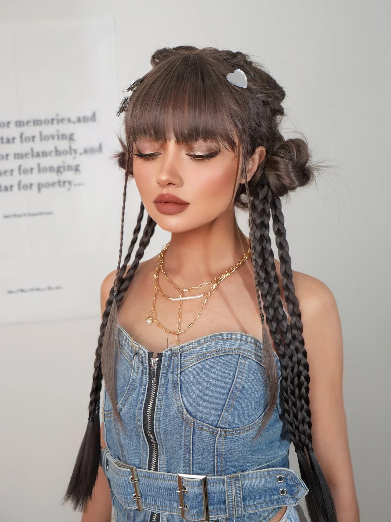 Черные синтетические косички для бокса 18 дюймов длинные искусственные хвоста