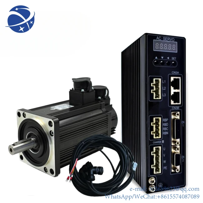 

yyhc Suitable for 130mm 1.5KW AC motor phase single AC servo motor drive used for CNC machine tool servo drive single phase