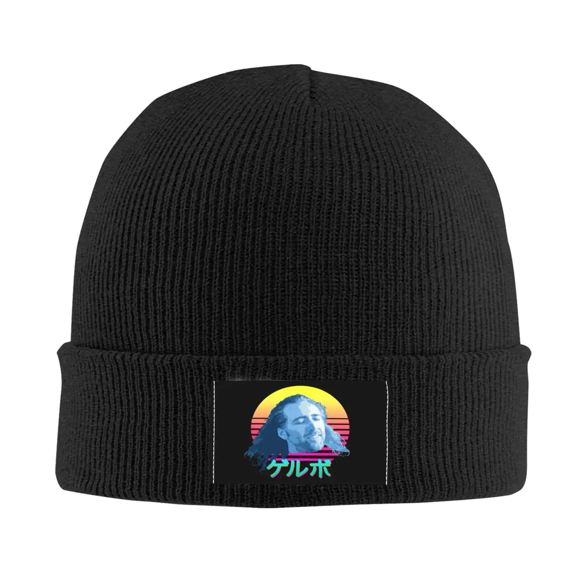 

Nicolas Cage Funny Meme Bonnet Hats Street Knitting Hat For Men Women Autumn Winter Warm Skullies Beanies Caps