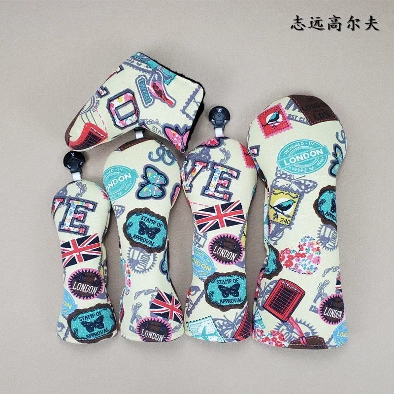 Универсальная Кепка для клюшек с цветным принтом защитная кепка бесплатная