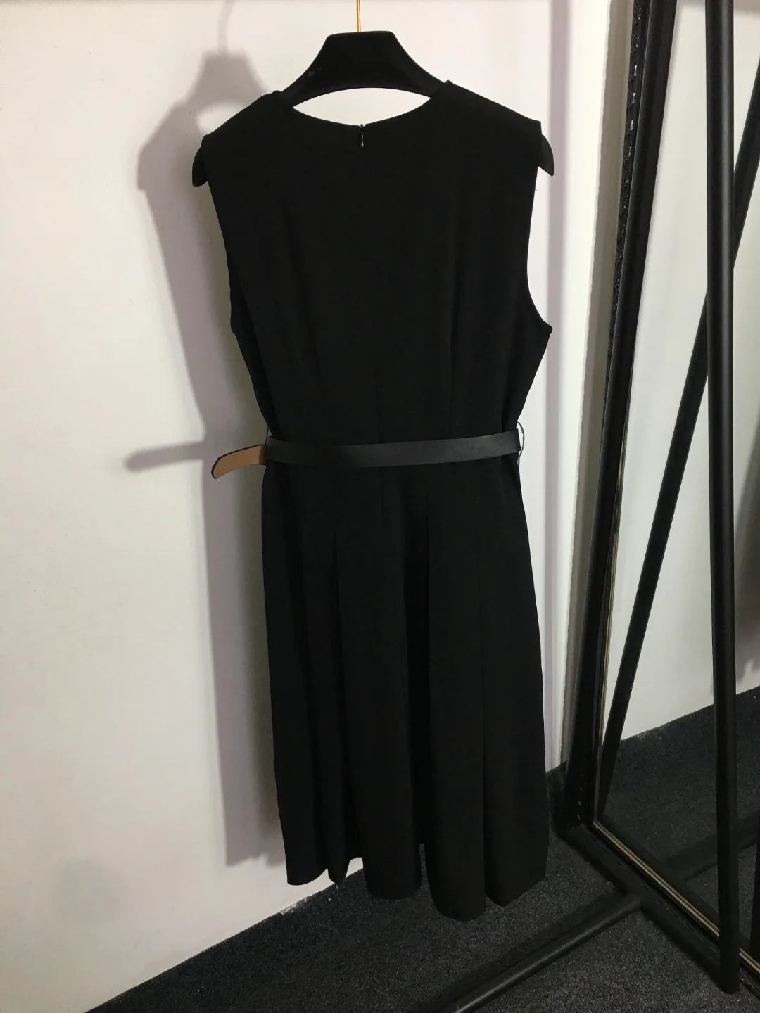 

Dresses For Women 2023 Embroidery Letters Belt Waist Vest Dress