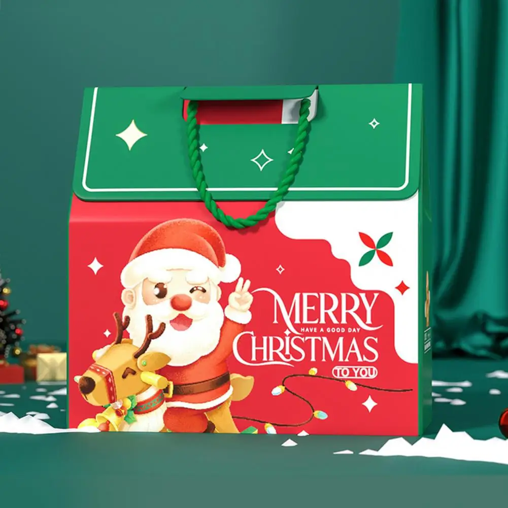 

Add Atmospheres Lovely Cartoon Festive Candy Fruit Packaging Bag for Xmas