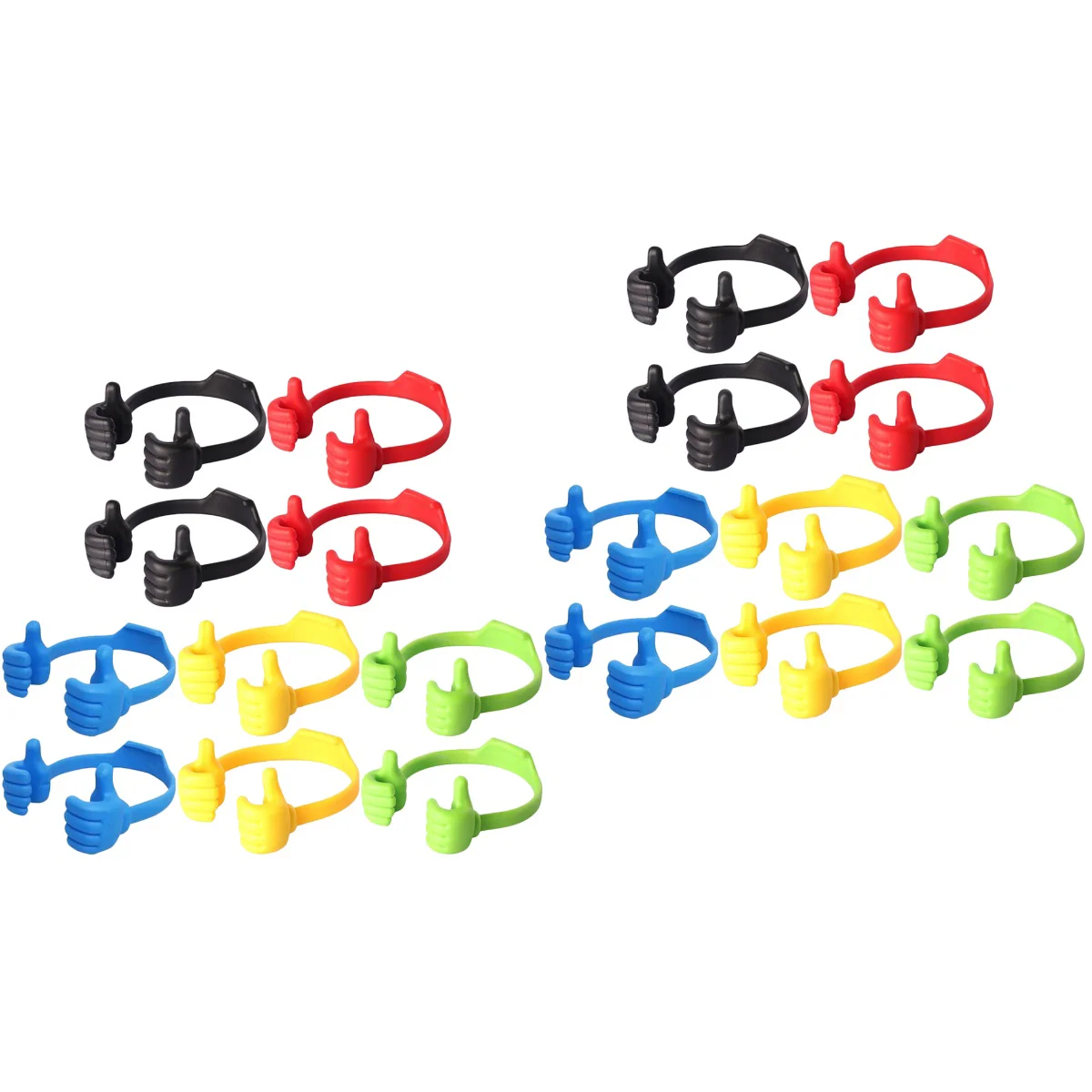

20 Pcs Household Stands Novelty Thumbs Shape Racks Desktop Holders