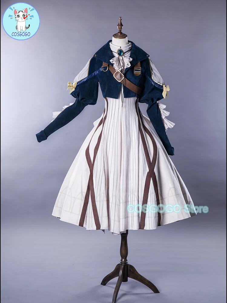 

Амин фиолетовый вечный сад фиолетовый косплей костюм великолепный Хэллоуин женское платье Лолита анимация повседневная одежда