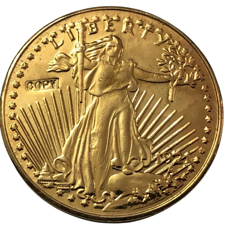 

Копия монеты 1921 года США из меди