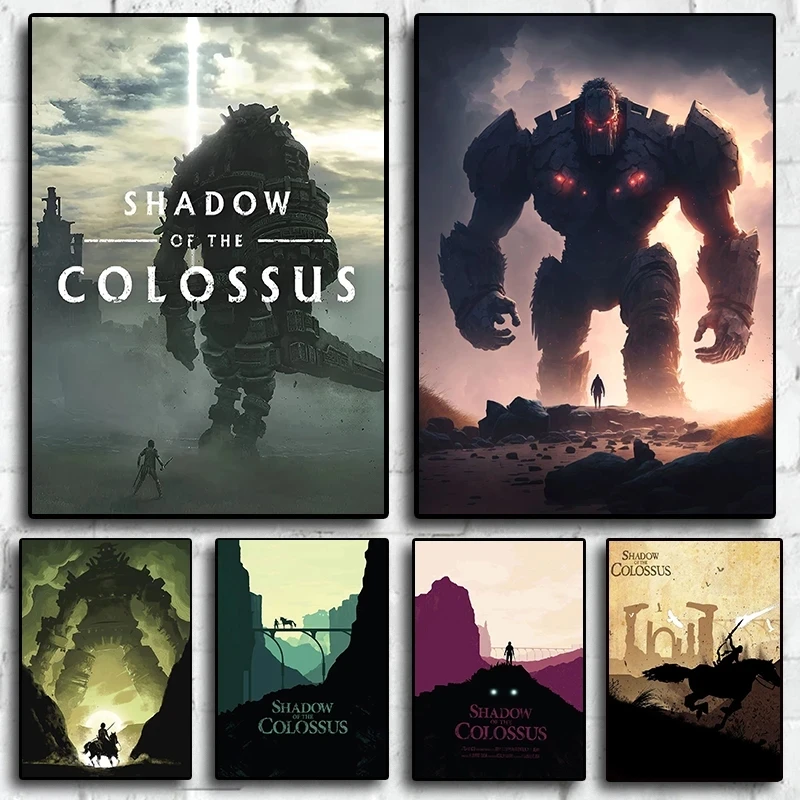 

Видеоигра Shadow Of The Colossus для гостиной, Настенная картина, художественный декор, украшение для дома, современный дизайн, Картина на холсте, пла...