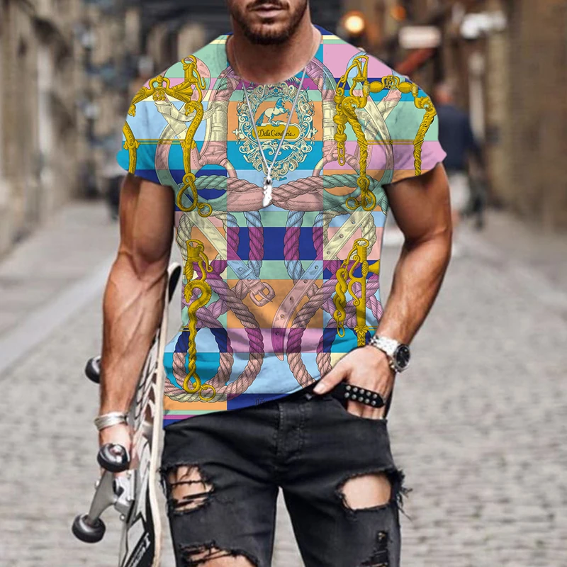 Футболка с круглым вырезом и коротким рукавом для мужчин женщин Повседневный