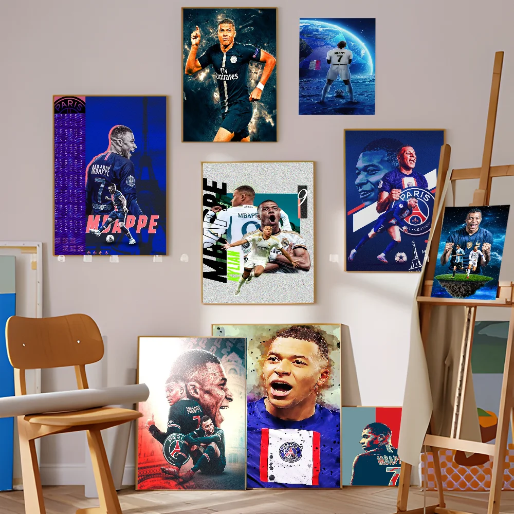Kylian Football Star Good Quality Prints And Posters HD Poster Wall Art Painting Study Home Decor