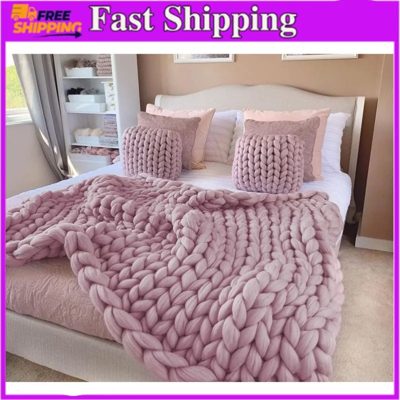 

Одеяло из шерсти мериноса, 60x80 дюймов