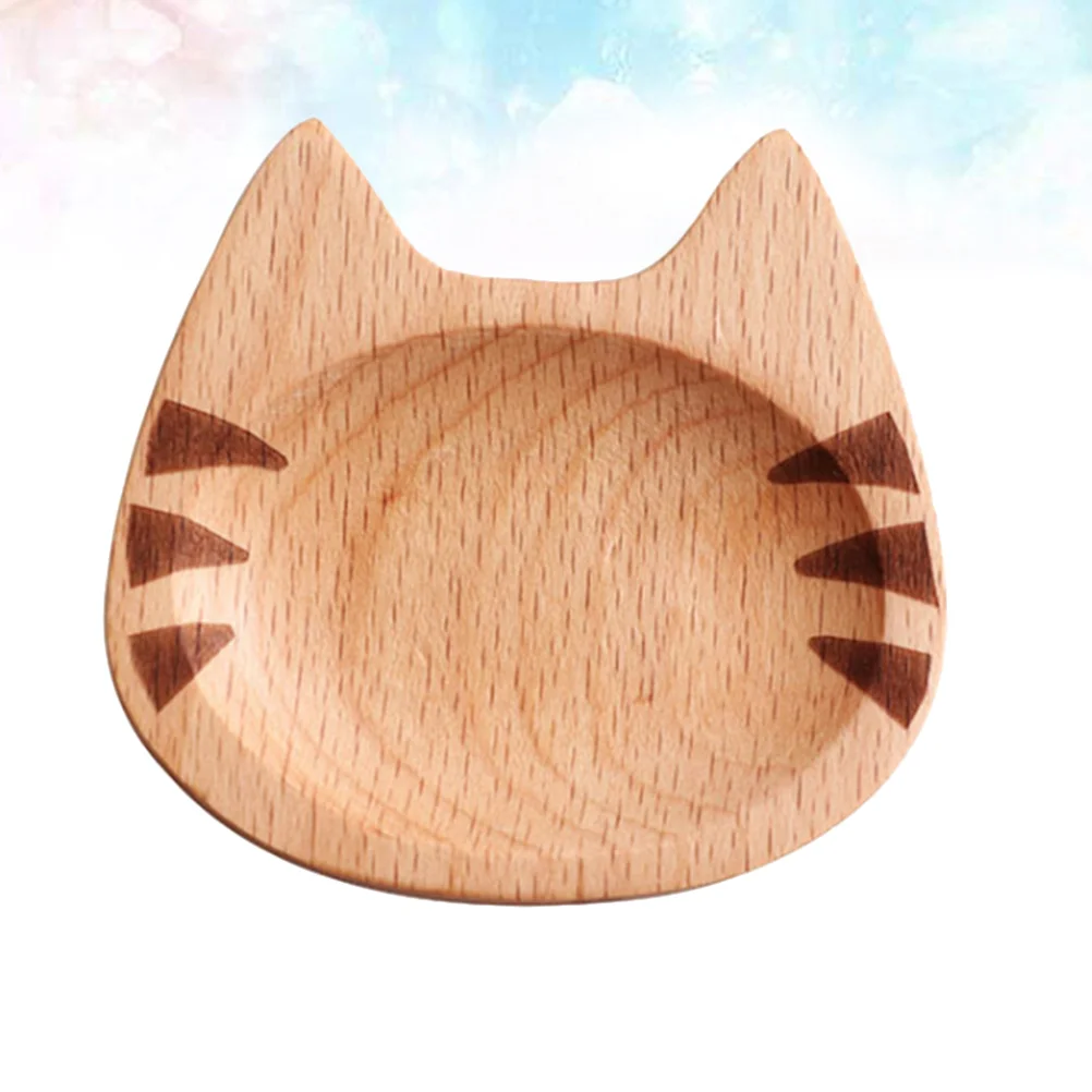 

Wood Dish Cat Serving Plates Plate Dipping Bowls Japanese Sauce Platters Dessert Animal Trays Appetizer Platter Snack Shaped