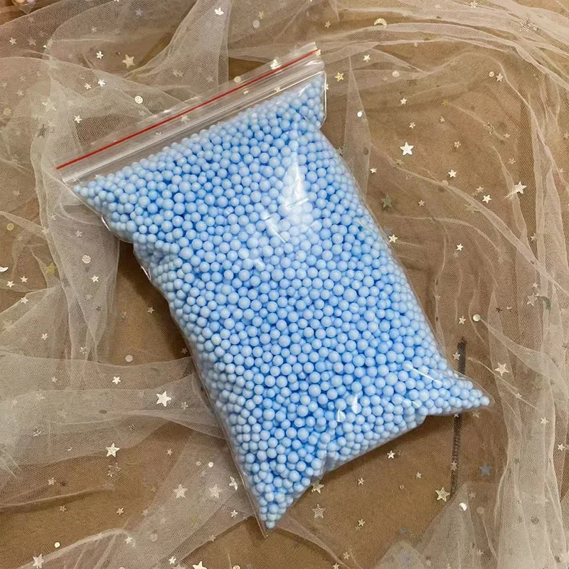 Цветные пенопластовые шарики 4-6 мм