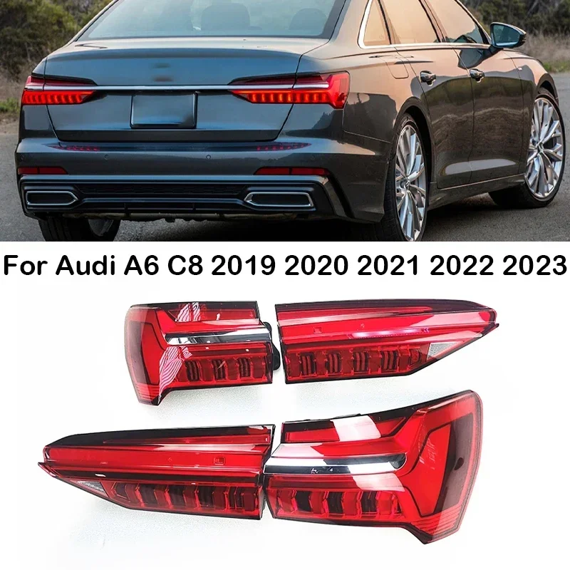 Новый! Для Audi A6 C8 2019 2020 2021 2022 2023 Автомобильный светодиодный внутренний внешний
