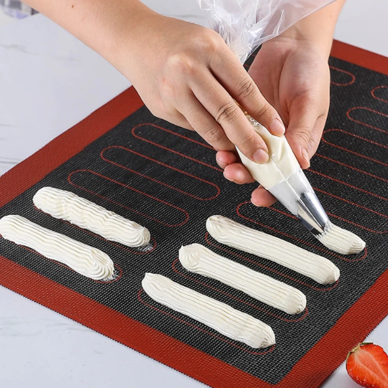 

Перфорированная силиконовая форма коврик для выпечки с антипригарным покрытием для духовки, принадлежности для выпечки печенья/хлеба/макарон, кухонные принадлежности для выпечки