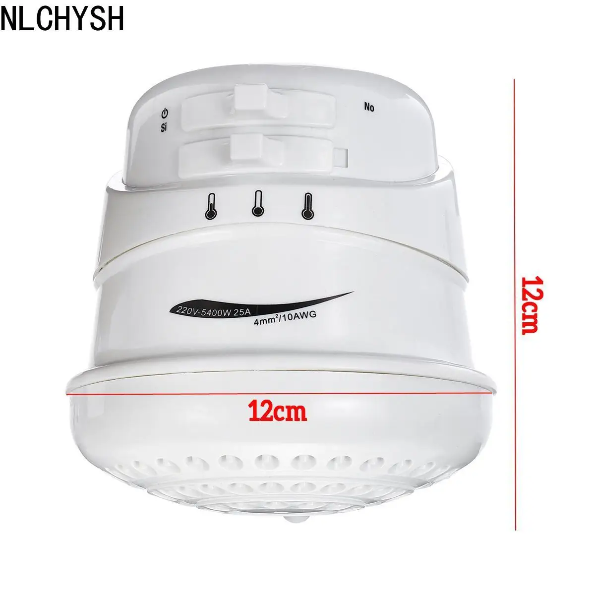 5400w 110v220v electric shower head instant water heater adjustable temperature bath shower heater with 2m hose bathroom heater free global shipping