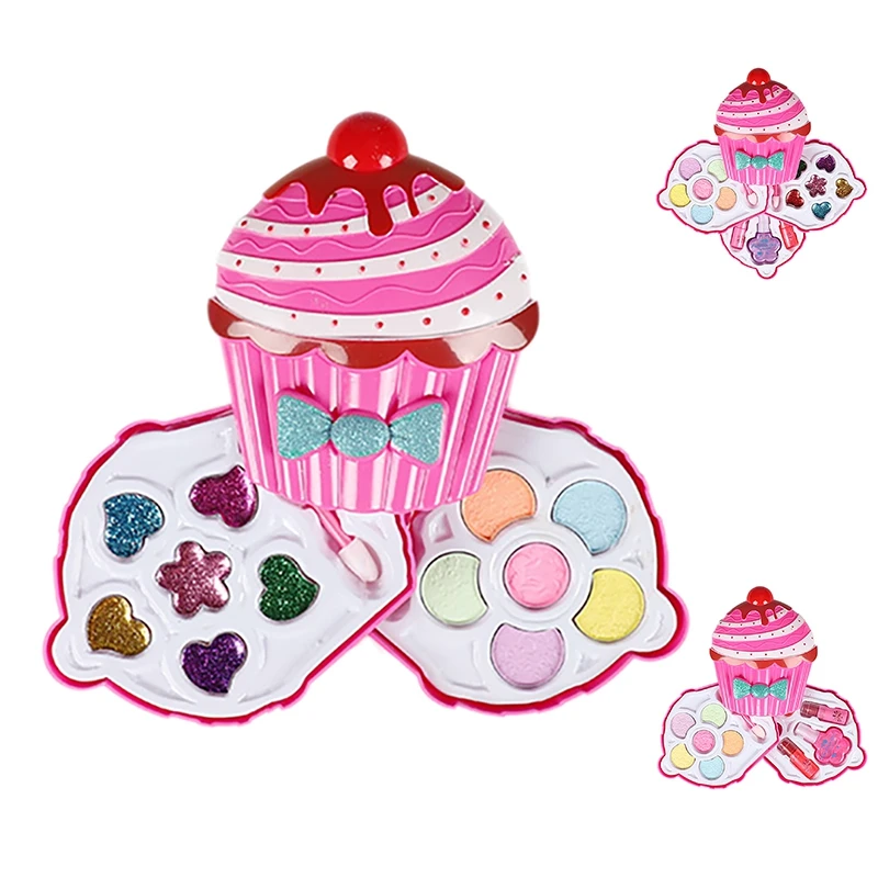 

Fashion Girl Washable Makeup Toy Cake Makeup Toy Girl Child Makeup Set Girl Safe Baby Cosmetics Beauty Set