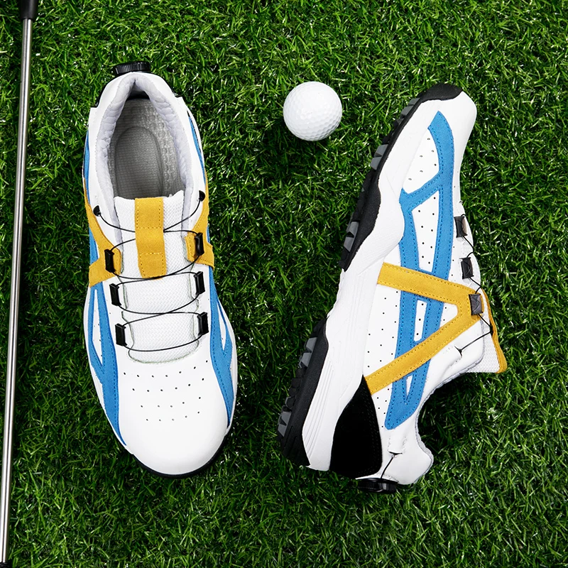 

New Cool Golf Shoes for Men Big Size 39-48 Male Professional Golfing Trainers Anti-slippery Youth Golf Sneakers