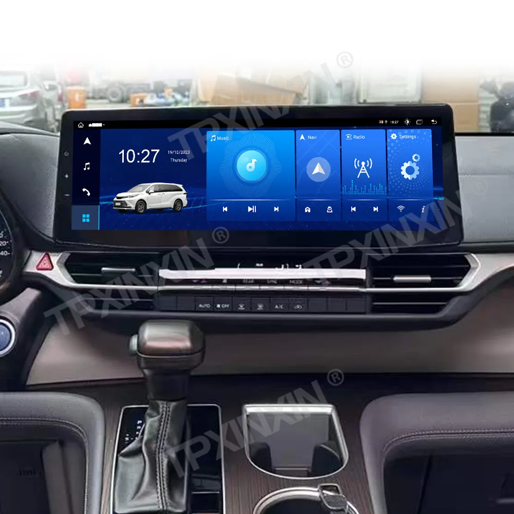 Для Toyota Granvia Sienna 2021 2022 2023 2024 Android Авто Радио Автомобильный Мультимедийный