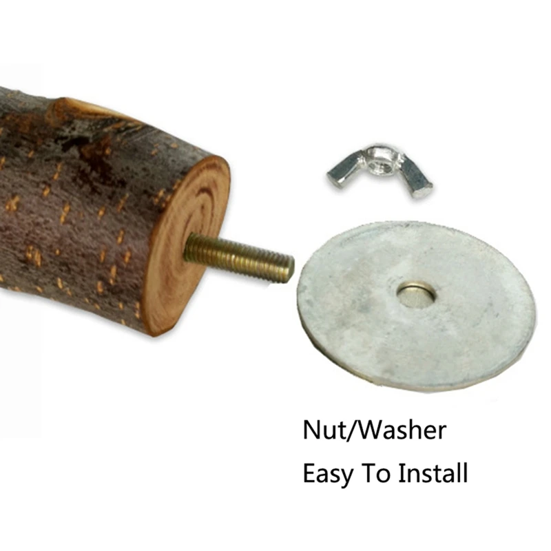 Натуральное дерево домашнее животное попугай необработанная деревянная вилка