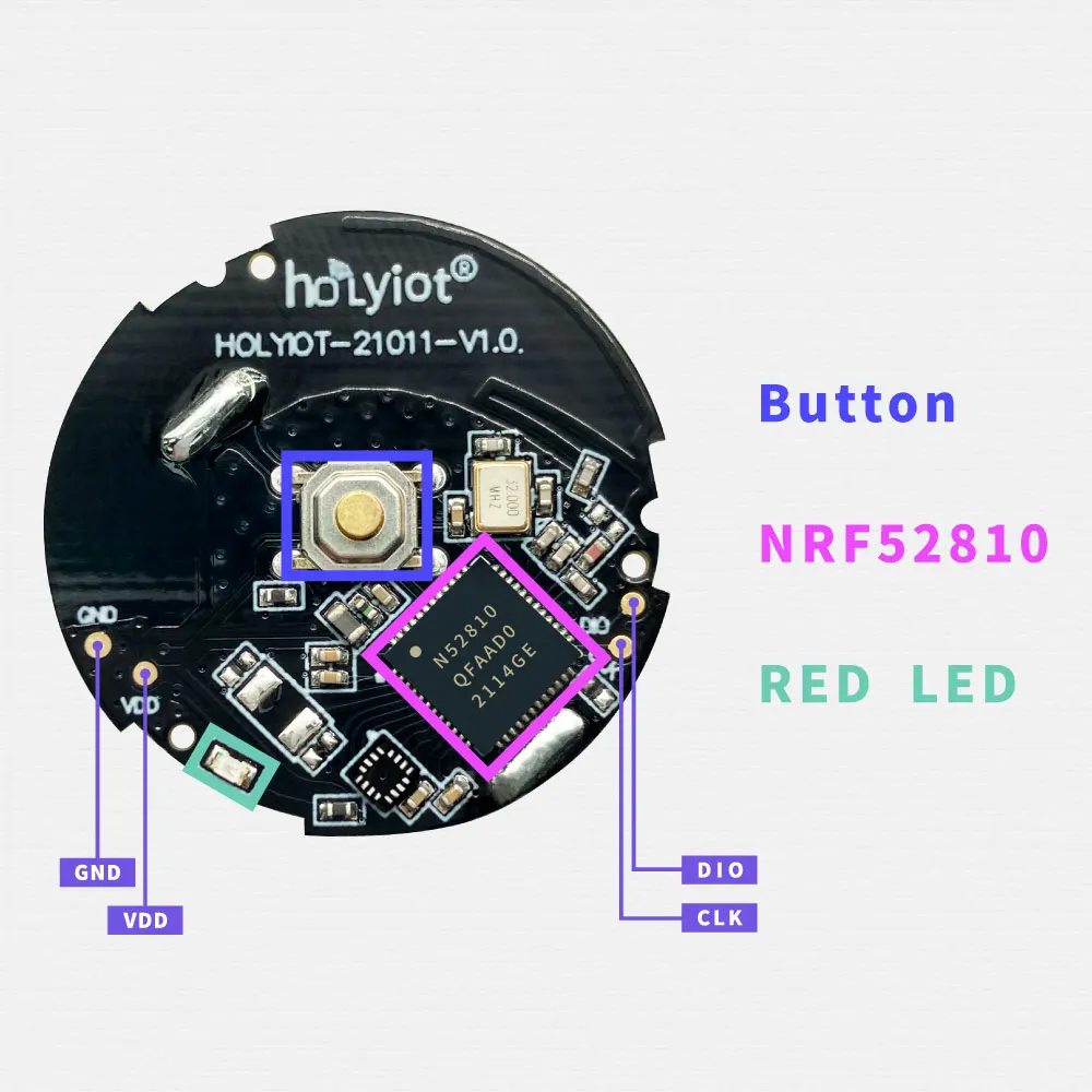 

Holyiot nRF52810 BLE 5.0 модуль для позиционирования