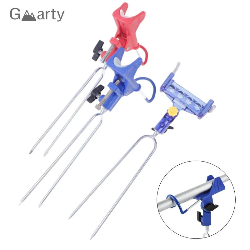 Регулируемый держатель для удочки из нержавеющей стали с поворотом на 360