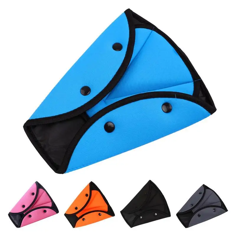 

Car Safe Fit Seat Belt Sturdy Adjuster Car Safety Belt Adjust Device Triangle Baby Child Protection Baby Safety For Baby