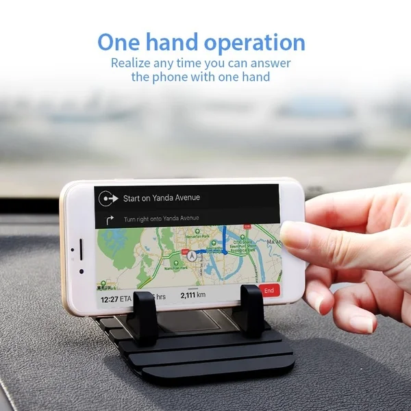 anti slip car silicone holder mat pad dashboard stand mount for phone gps bracket for iphone samsung xiaomi huawei universal free global shipping
