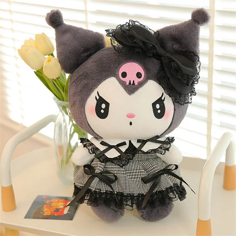 Sanrio Kuromi плюшевые игрушки My Melody Lolita готический мультфильм мягкая кукла плюшевая