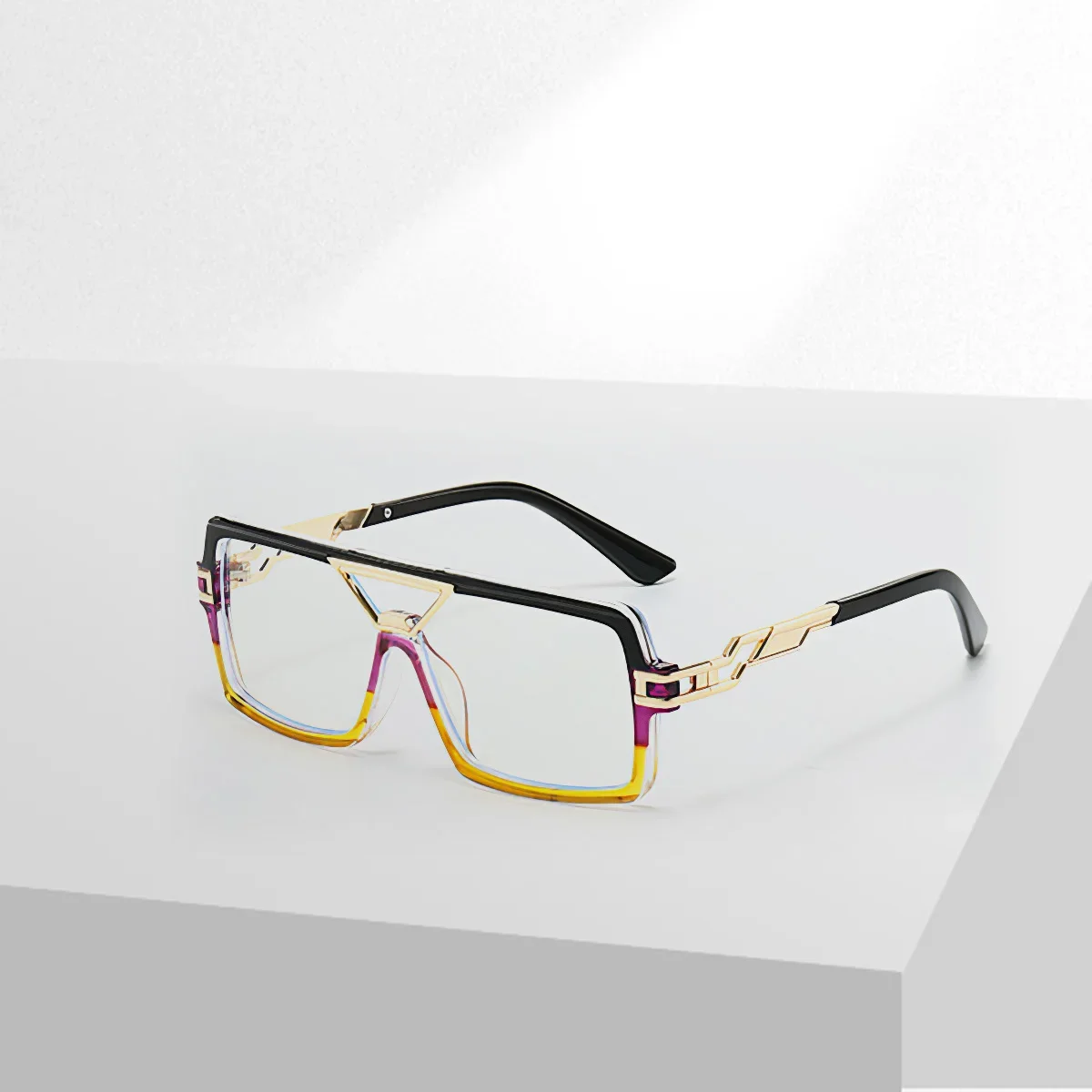 Мужские и женские голубые очки прозрачные