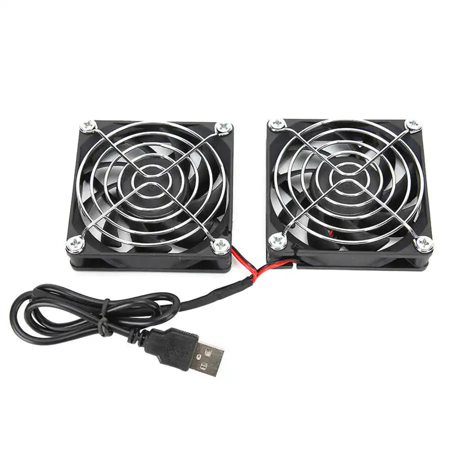 5 В USB Вентилятор охлаждения с двойным вентилятором для ASUS RT-AC68U AC86U EX6200 Tengda AC15 70x7 0x