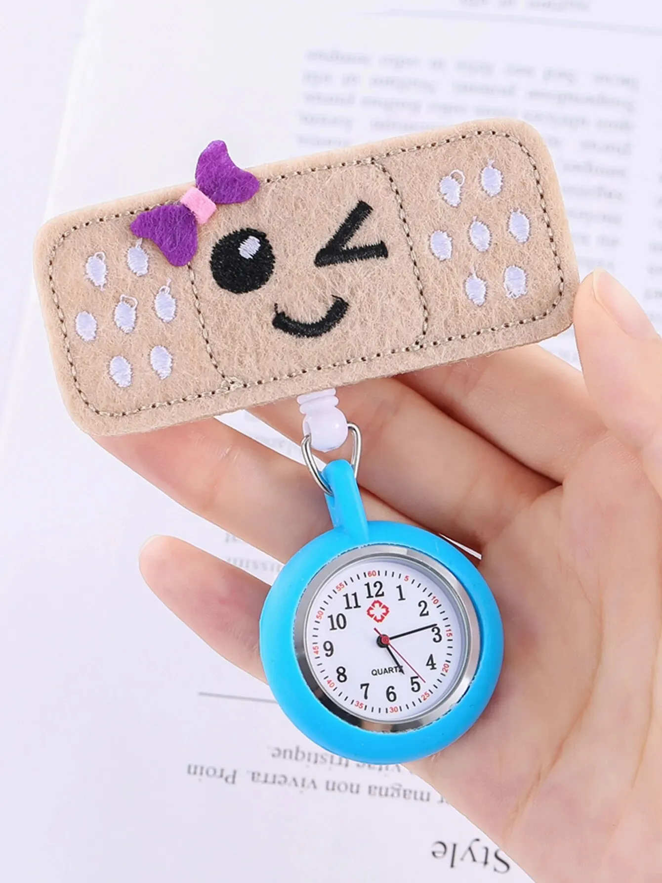 Модные простые женские карманные часы для медсестер