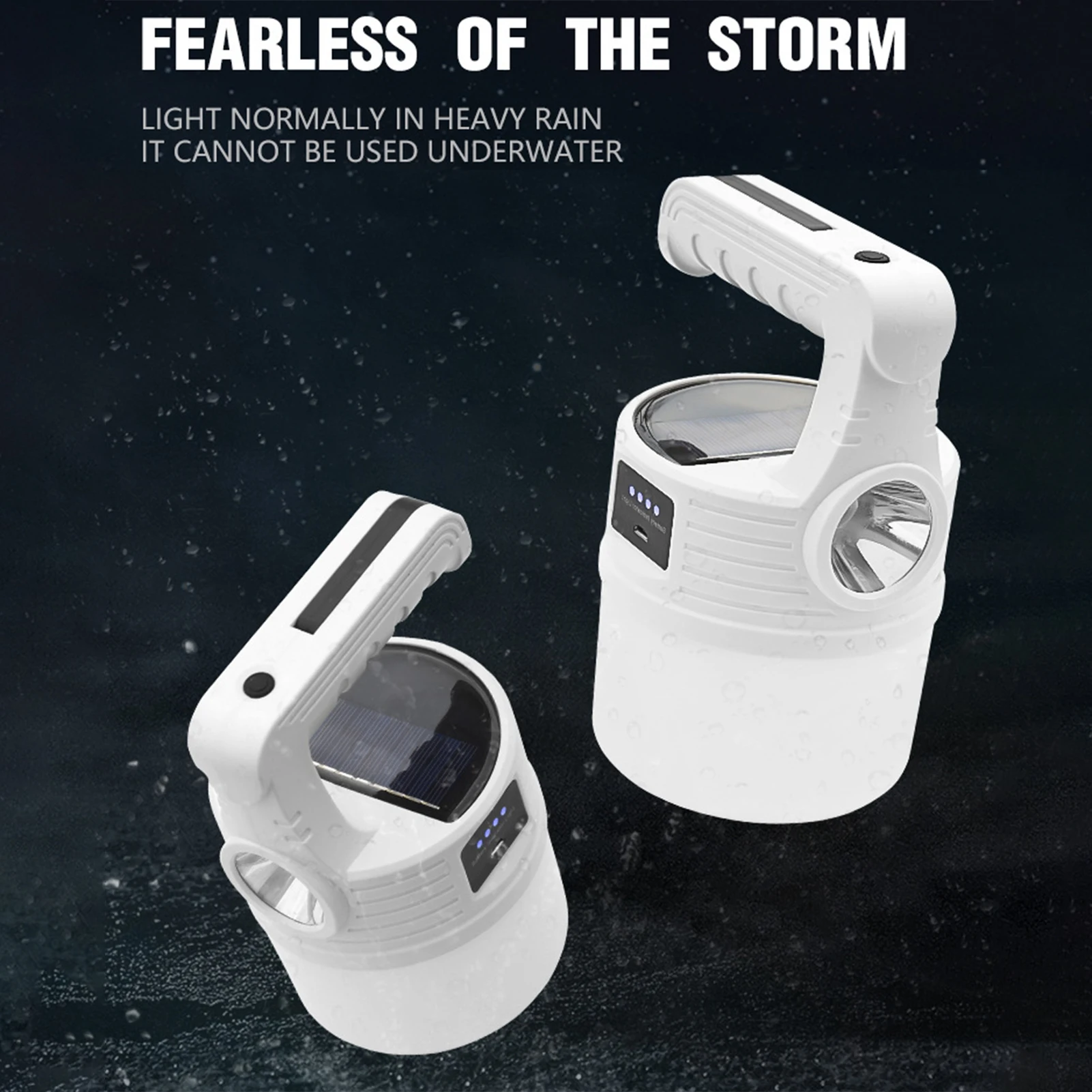 

LED Camping Lantern For Tents USB Rechargeable Camping Lantern With 5 Lighting Modes Urgent Lamp With 2000 Lumen 4 Charge