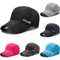 fashion unisex peaked cap korean style breathable mesh cap quality quick drying baseball cap sun protection snapback hat new