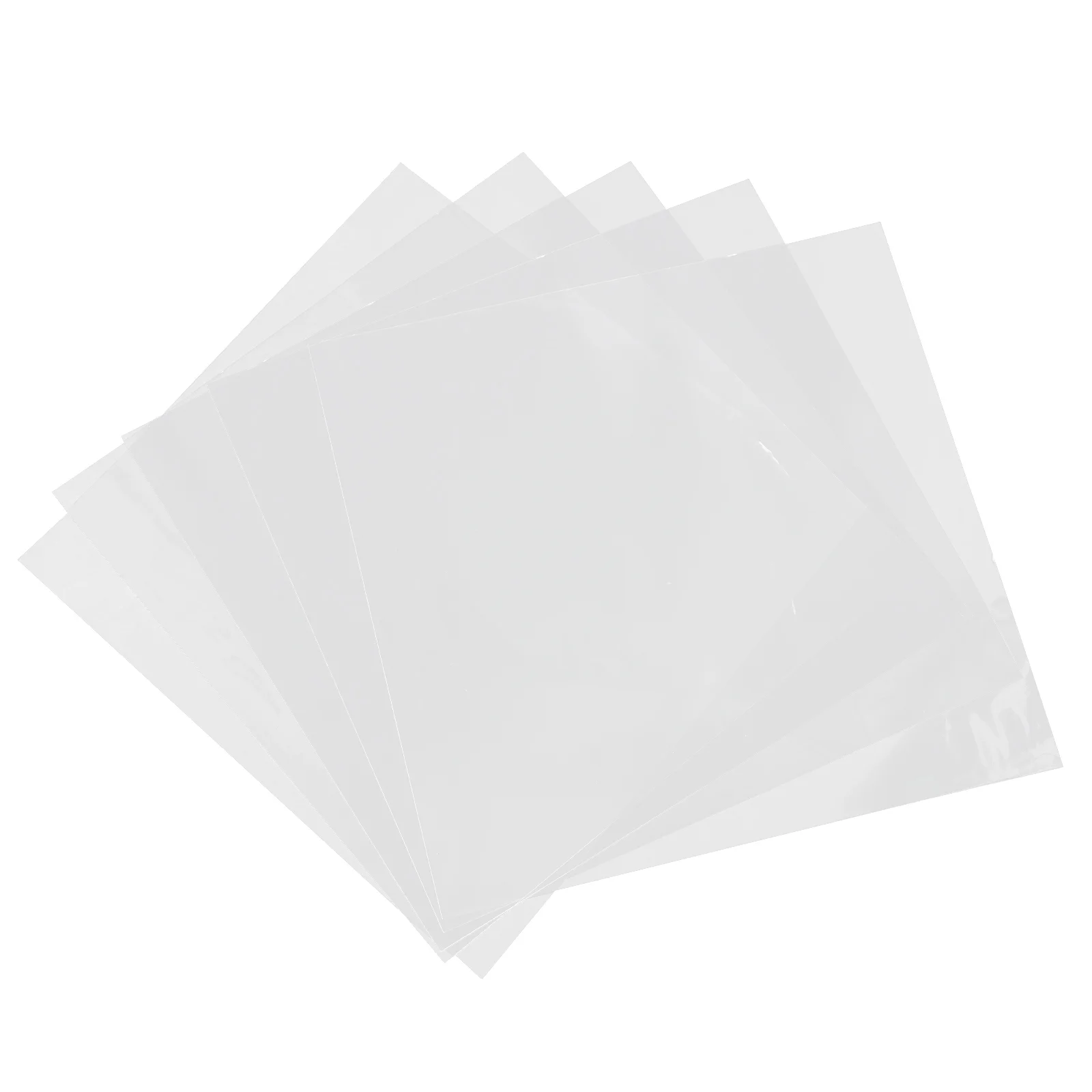

50 Pcs Shell Vinyl Record Album Sleeve Cover Records Albums Clear Crystal Outer