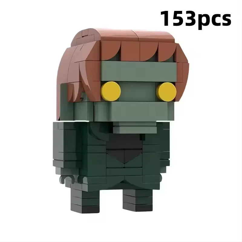Фото Конструктор MOC: Классические фигурки-кубики из мультфильмов, ретро-детективы, собаки-охотники на монстров, командные фигурки для демонстрации, набор для взрослых №1