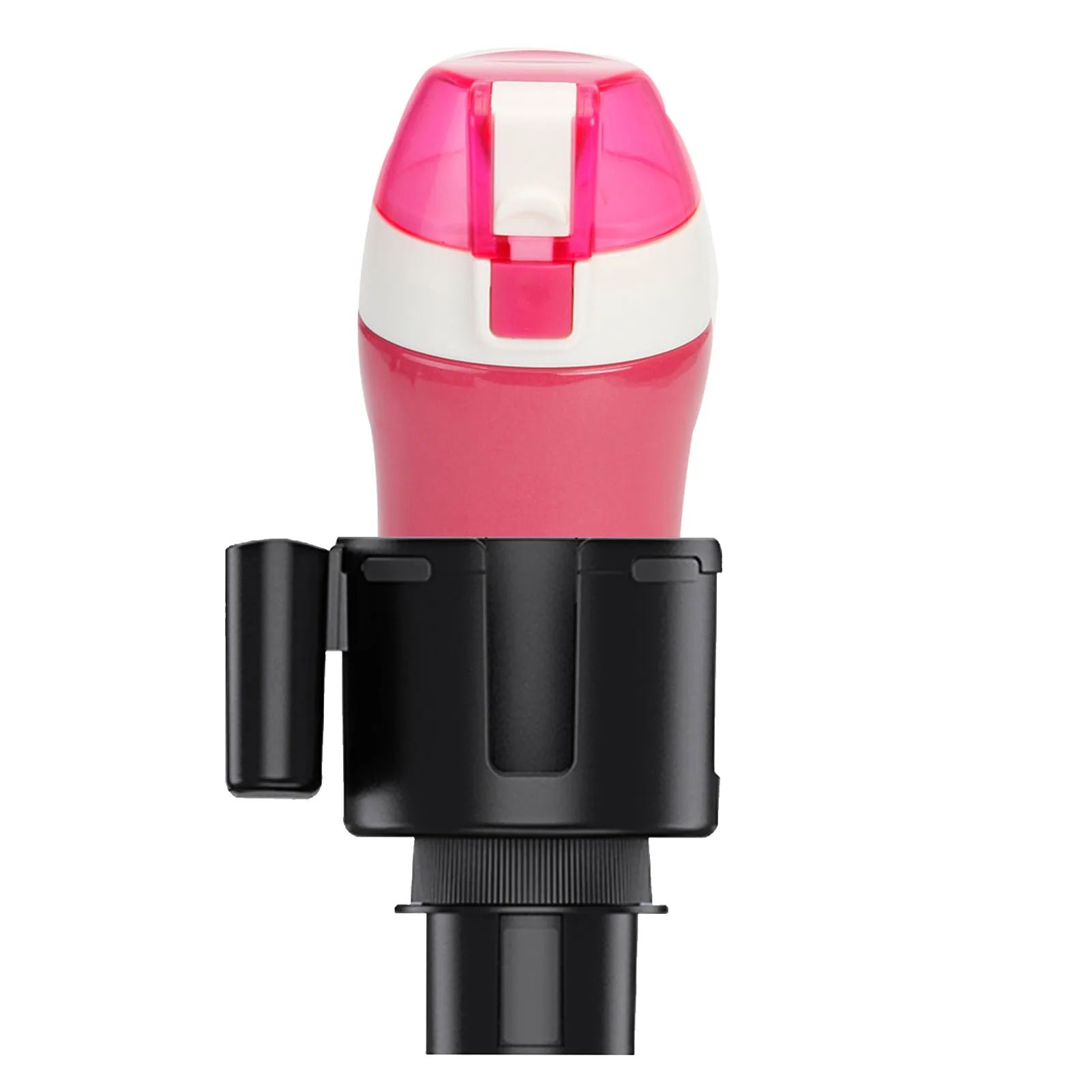 

Car Cup Holder Expander 2-in-1 Cup Holder Expander With Cell Phone Stand Non-slip Large Car Cup Holder Adapt Most Regular Cup