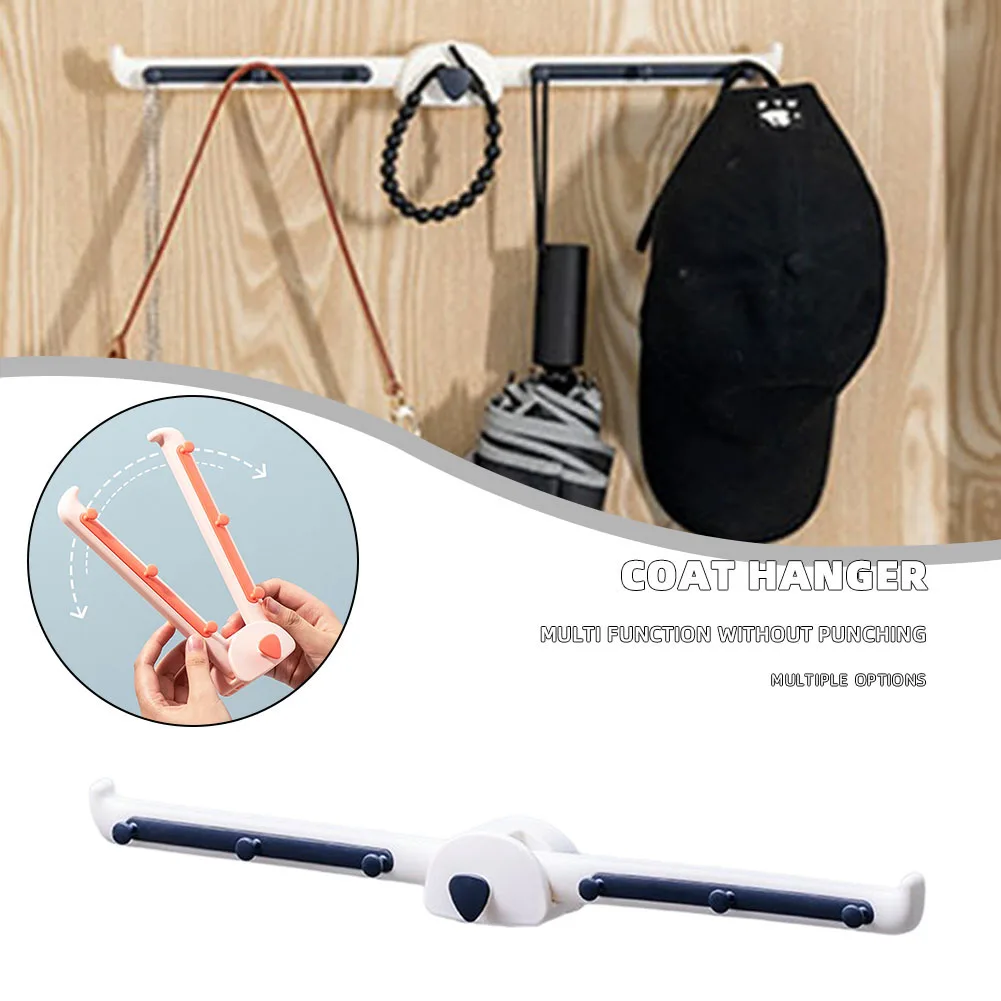 

No Punching Multifunctional Clothes Rack Clothes Hook Rack Storage Rack Wall Hanging Drying Put Clothes Rack органайзер perchero