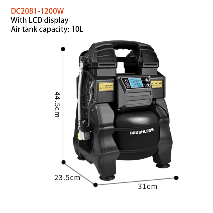 Small Oil-free Silent Woodworking Painting Tool High Pressure 220v Air Compressor