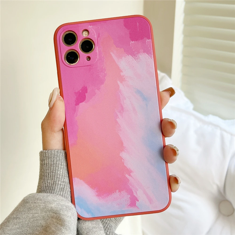 Цветной чехол из жидкого силикона для OPPO A3S A5S A12E A11K AX7 A9X F11 A72 A92 A52 A73 A32 A15 A15S A92S A94 A9 A5