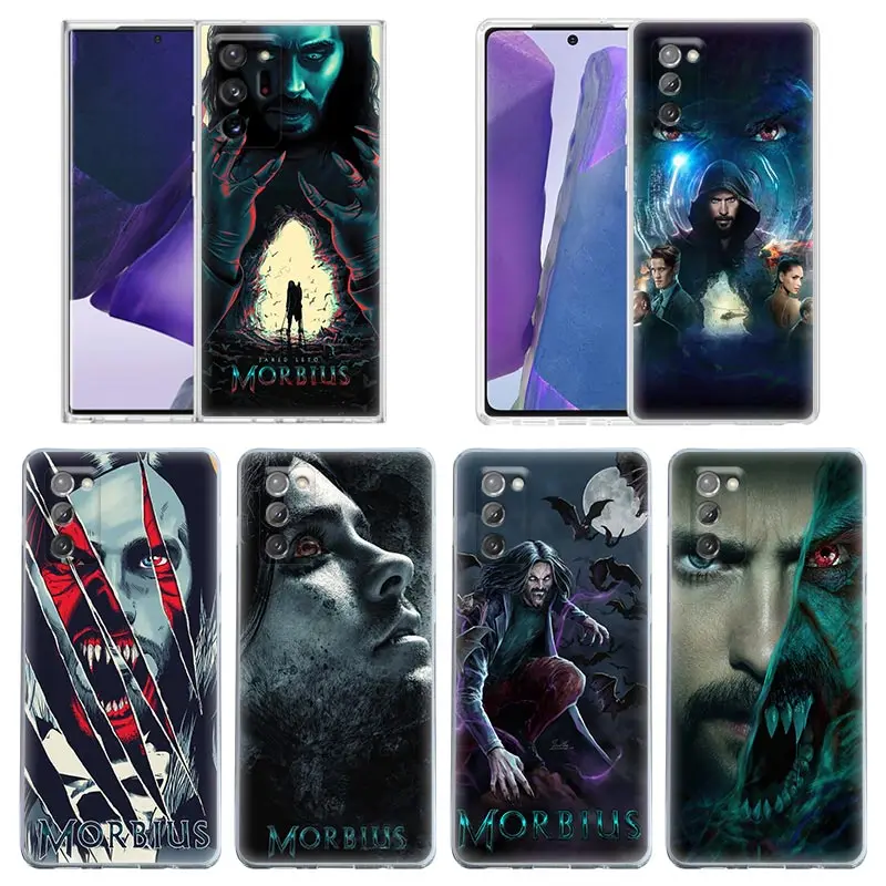 

Case For Samsung Galaxy Note 20 Ultra 5G 10 Lite Plus 8 9 A70 A50 A01 A02 A20 A30 Clear Case Cover Marvel Morbius Dr. dark night