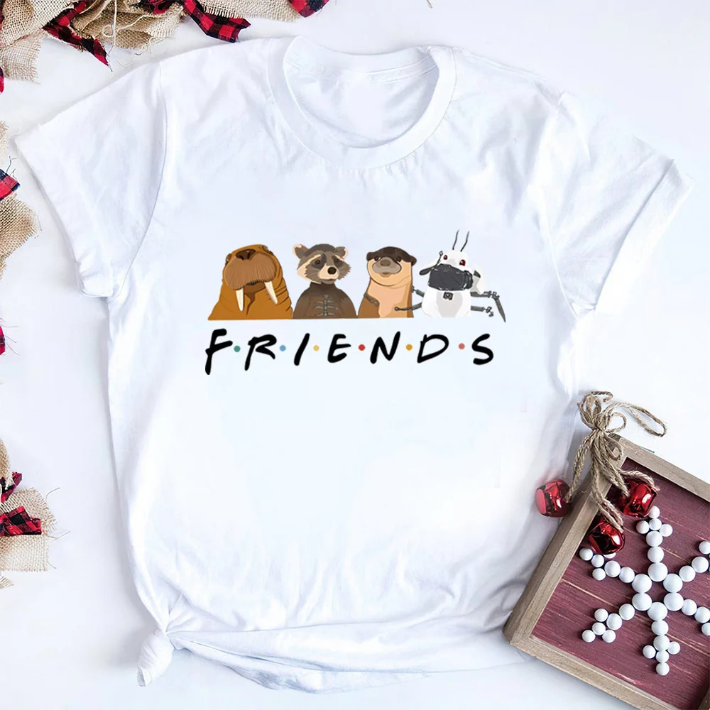 

Women's T-Shirt Summer Traf Dress Y2k Tops Teefs Floor Bear Tees Galaxy Guardians 3 Inspired Rocket Raccoon Friends Fans Gift
