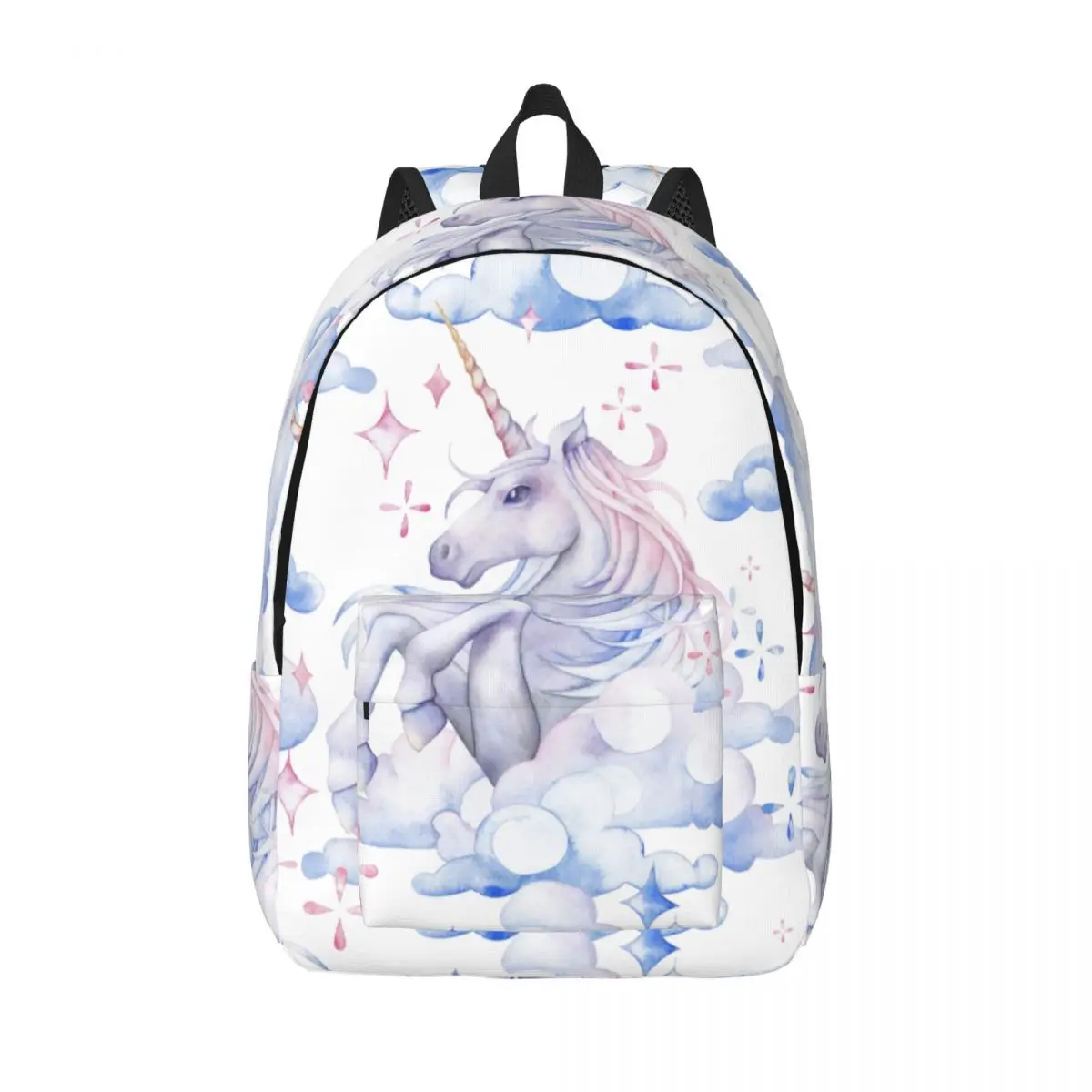

Cute Watercolor Unicorn Backpack Unisex Travel Bag Schoolbag Bookbag Mochila
