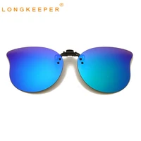 longkeeper polarized clip on sunglasses night vision glasses photochromic driving sun glasses flip up lens eyewear accessories