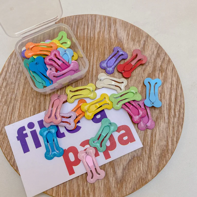 

20Pcs/lot New Pet Hairpin Puppy Mini Dog Bone Hair Clips Pet Hair Grooming Clips Dog Hair Accessories