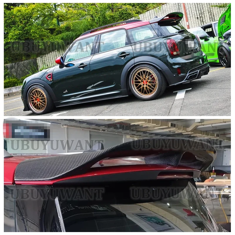 

For BMW MINI Countryman F60 2017-2023 Carbon Fiber / FRP Spoiler Car-Styling Tail Wing Modified Exterior Accessories