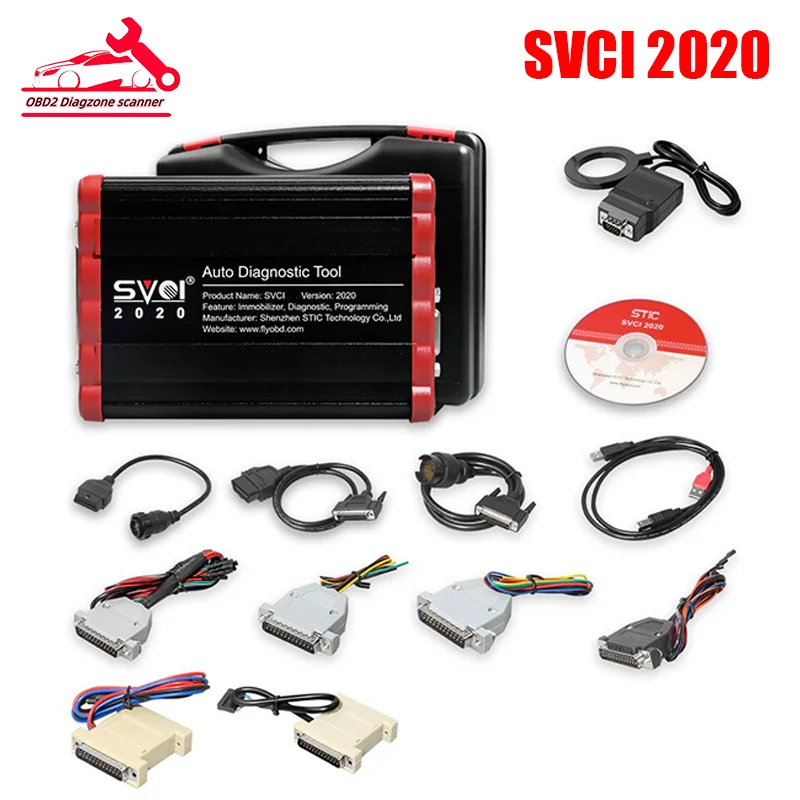 

SVCI 2020 Full Version SVCI 2019 OBD2 Key Programmer SVCI J2534 No Limited Abrites Commander Cars Until 2020 Diagnostic Tool