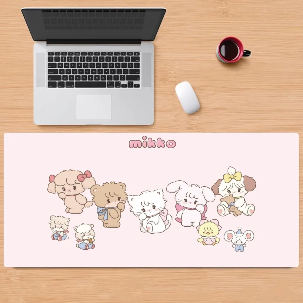 Симпатичный коврик для мыши Mikko нескользящий утолщенный большой письма офиса