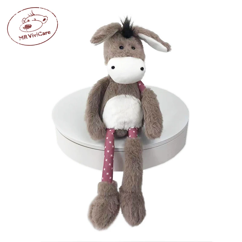 

Cute Cartoon Baby Eeyore Simulation Donkey Stuffed Animal Soft Plush Toy Doll For Birthday Children Gift Collection