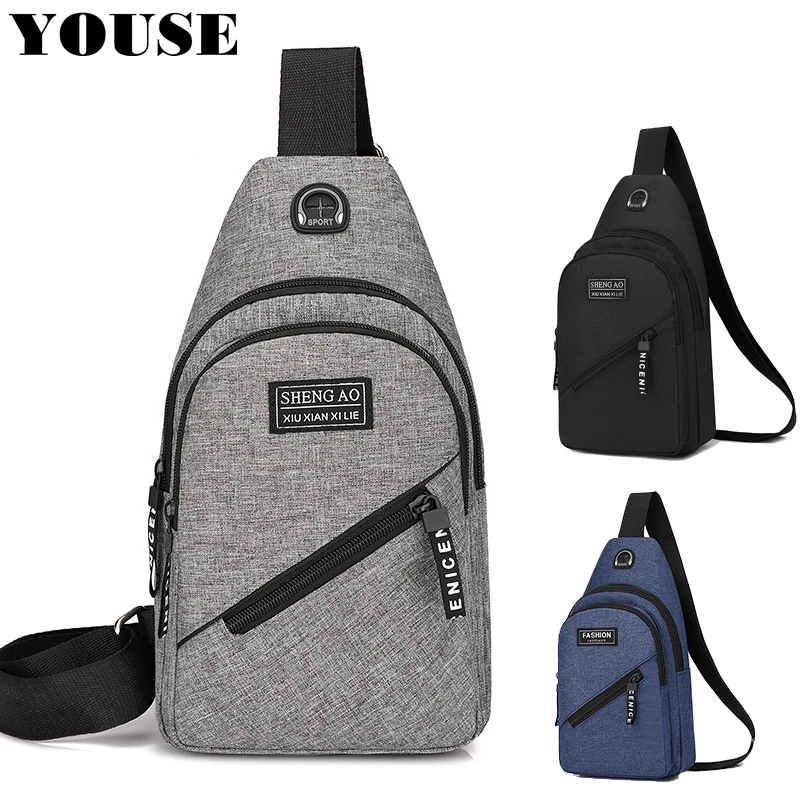 

2022 Fashion Sling Shoulder Bag Backpack Transverse Outdoor Casual Military Chest Messenger Crossbody Men's for Phone Business