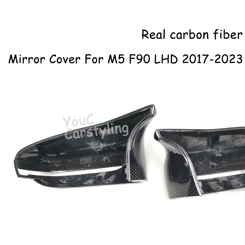Реальные фотообои для BMW F90 M5 Sedan 2017-2023 сменные стильные крышки заднего вида